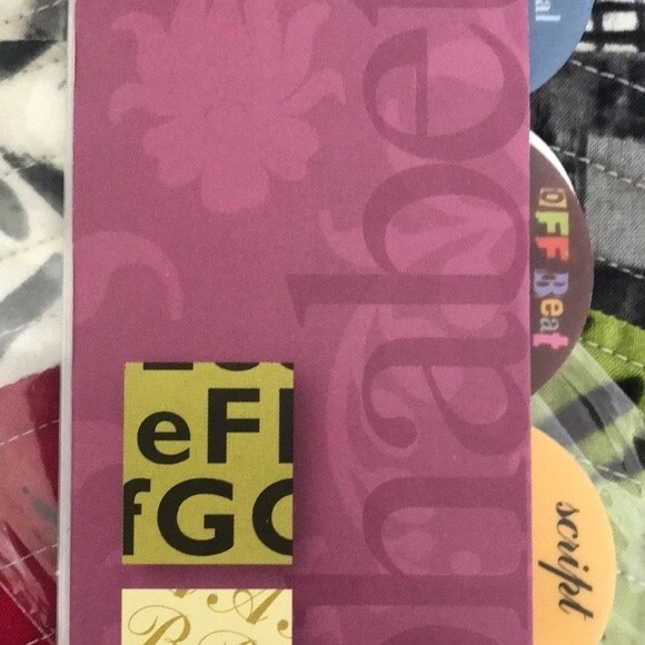 Rub On Transfers To Go Alphabets K&Company NWT - Picture 5 of 10